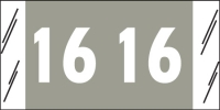 Color-Coded Year Label, 12600 Series